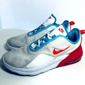 Nike Air Max Motion 2 Running Shoes Red/White/Blue CW4285-100 Women Size 9.5